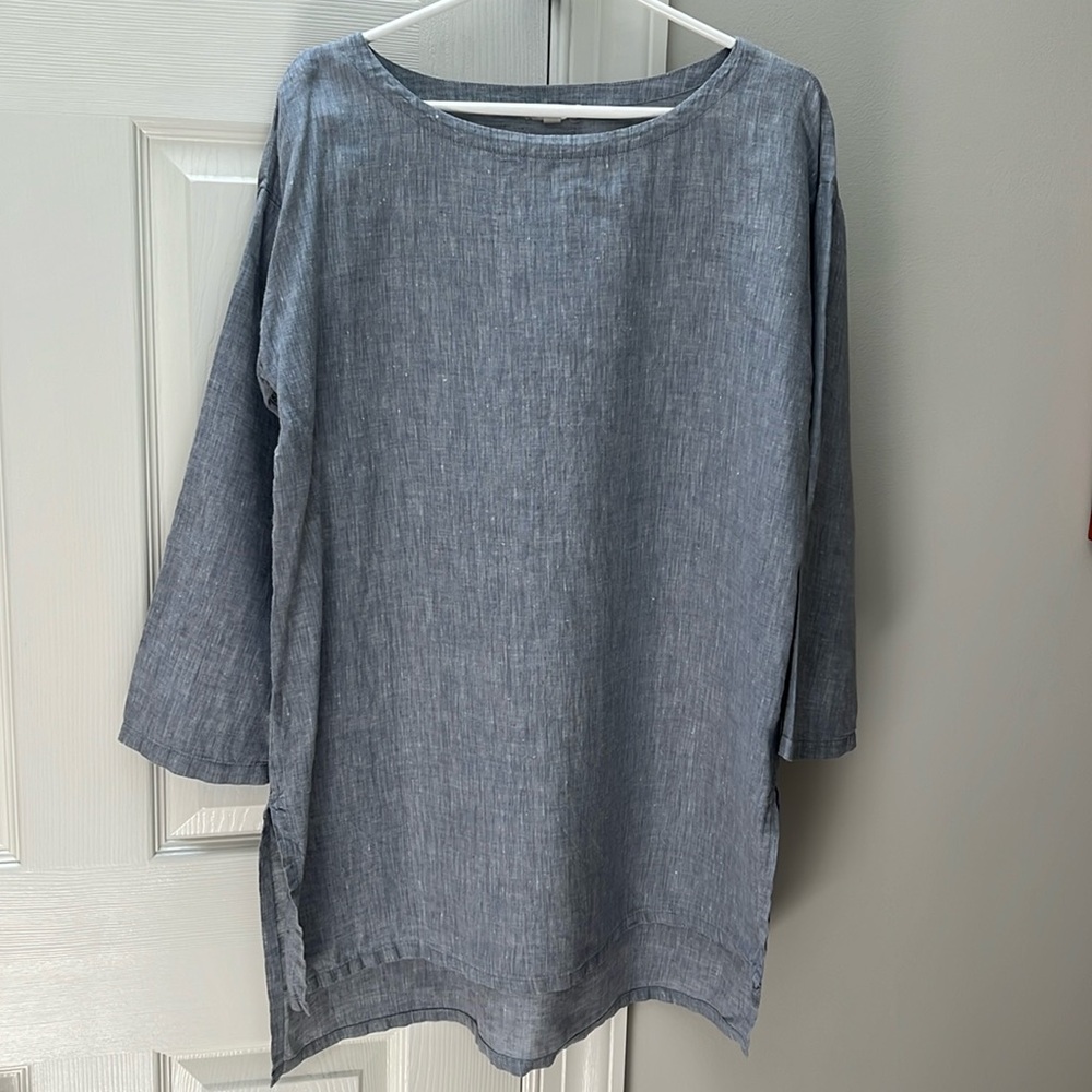Eileen Fisher Chambray Tunic